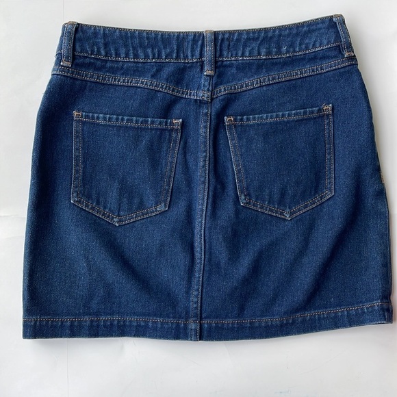 PacSun Women Jeans Mini Skirt Blue,Size 25 - Picture 3 of 8